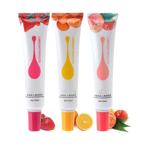 Sex Lubricant Flavored Edible Water Based Fruit Gel Lube Orange Strawberry Peach Walmart