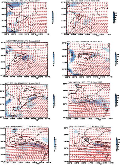 Wind Vector Units M S −1 Relative Vorticity Contours Units 10