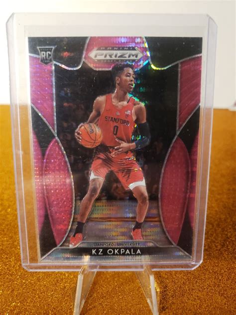 KZ Okpala 2019 20 Panini Prizm Draft Picks Pink Pulsar Prizm RC 33