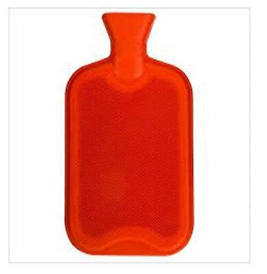 2L Litre Natural Rubber Red Large Hot Water Bottle New EBay