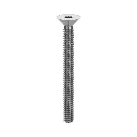#10-24 Thread Size, 2 in Lg, Socket Flat Head Screw - 29DP97|U51060.019