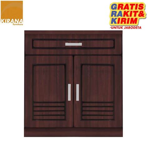 Promo Kirana Kitchen Set Lemari Kabinet Rak Dapur Bawah 2 Pintu