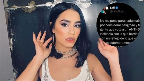 Lali Espósito Habló De Las Críticas Que Recibió Al Compartir Su Opinión Política La Gente Que