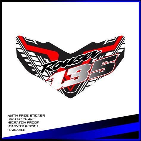 ROUSER 135 Pulsar 135 Bajaj Kawasaki Cowling STICKER DECALS Good