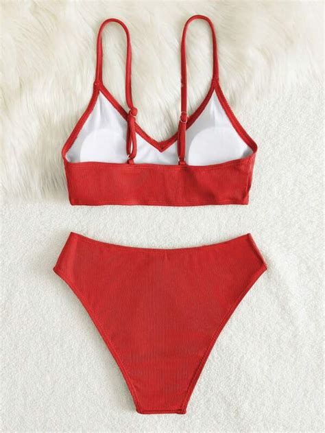 Shein Ton Rsflicka Enf Rgat Bikini Baddr Kt Shein Se
