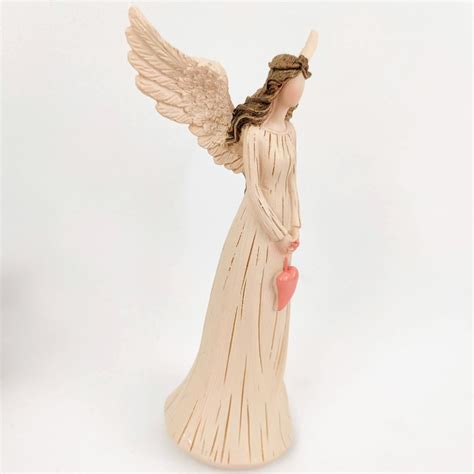 Anjo Coração Nude Barroco x x cm Estátua Decorativa G