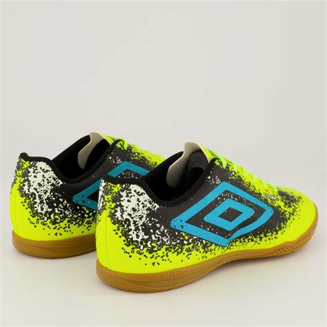 Chuteira Umbro Cosmic Futsal Verde E Azul Azul