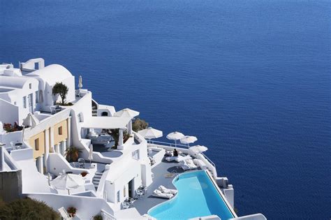 Los mejores hoteles para la luna de miel en Santorini Guía 2021