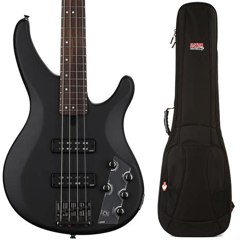 Yamaha Trbx504 Bass Guitar Translucent Black Bundle With Reverb