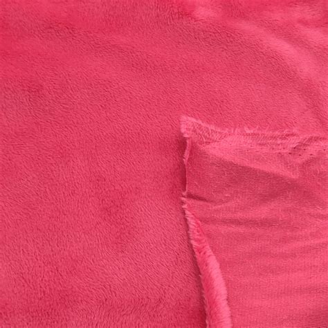 Hot Pink Minky Fabric