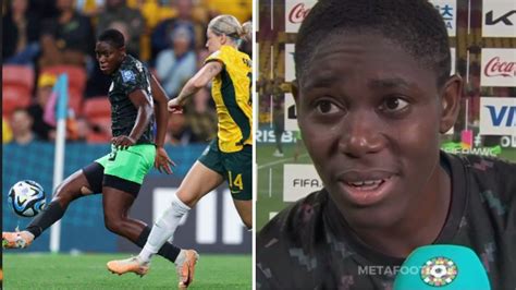 Super Falcons Asisat Oshoala S Australia Post Match Interview Fifa