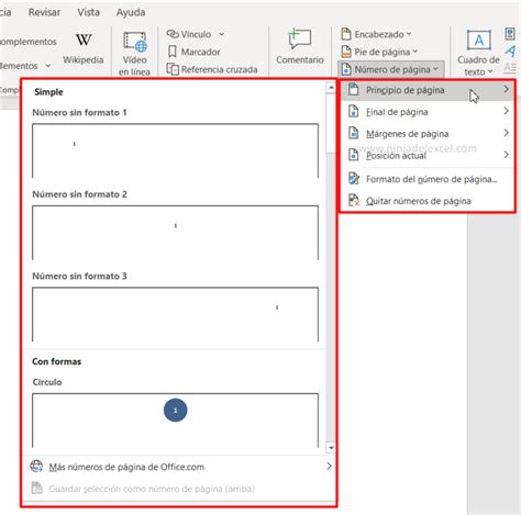 Como Numerar P Ginas En Word Numeraci N Y Salto De P Ginas Ninja