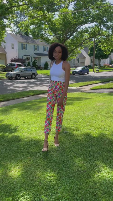 Summer Style Floral Pants How I Styled A Fun Pair Of Colorful Pants