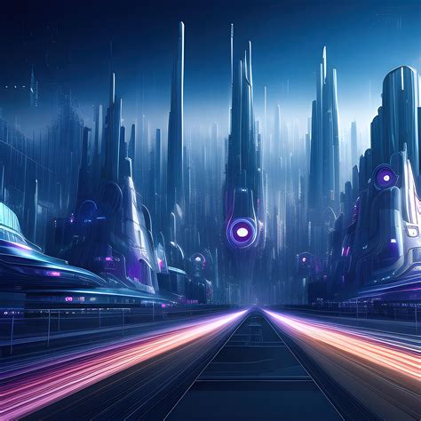 Futuristic city scenery : r/scifiAIart