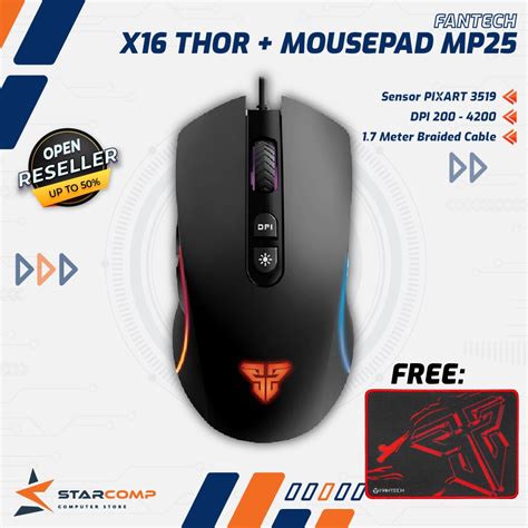 Jual Fantech X Thor Ii Mouse Gaming Pixart Shopee Indonesia