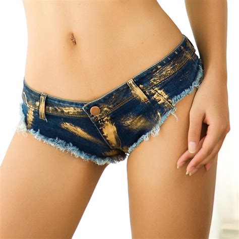 Buy Sexy Womens Jeans Denim Shorts Hot Pants Low Waist Sexy Ripped