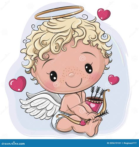 Cupido De Desenho Animado Arco E Flecha Ilustra O Do Vetor