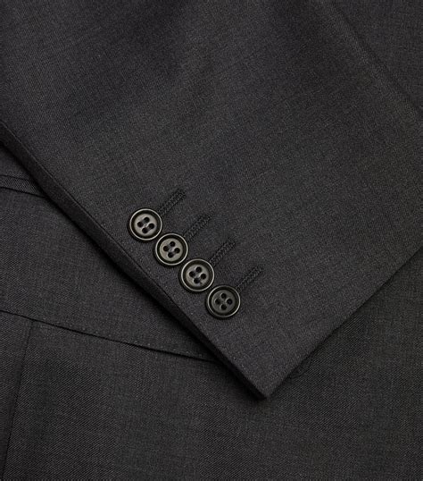 Mens Canali Grey Wool Tailored Trousers Harrods Uk