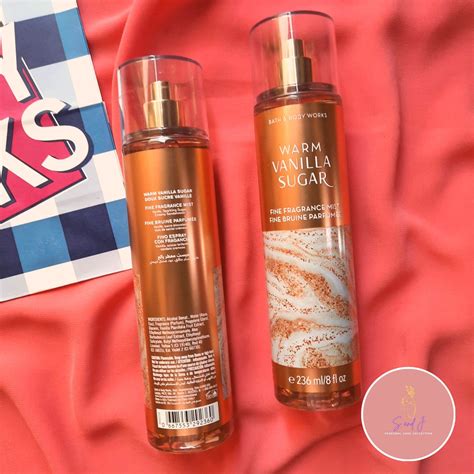Authentic Original Bath Body Works BBW Perfume Warm Vanilla Sugar Fine Fragrance Mist Ml