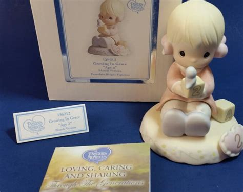 Precious Moments Growing In Grace Age 2 Figurine Vintage Precious