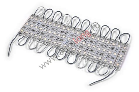 Светодиодные элементы 20 шт. по 3 SMD на проводе (белый) 24V купить по ...