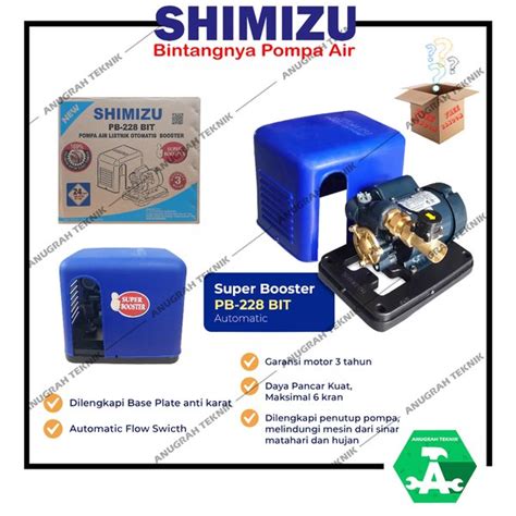 Jual Shimizu PB 228 BIT Pompa Air Pendorong Booster Otomatis PB228