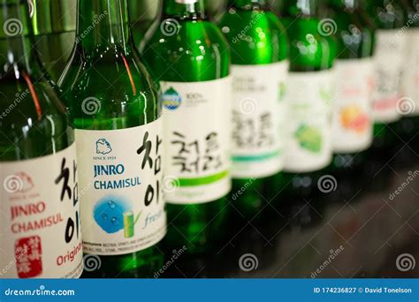 Jinro chamisul editorial photography. Image of hard - 174236827