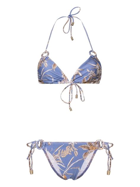 ZIMMERMANN Ottie Ring Detailing Bikini Smart Closet