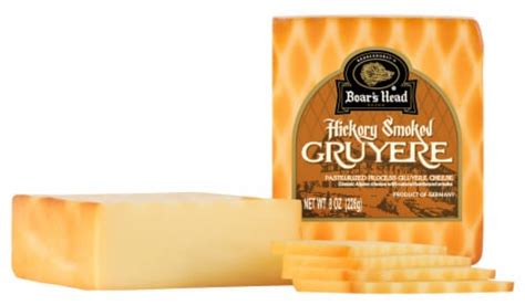 Boar S Head Hickory Smoked Gruyere Cheese 8 Oz King Soopers