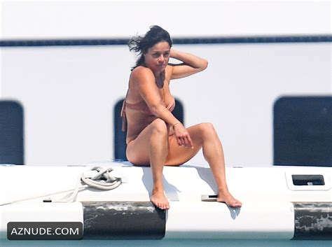 Michelle Rodriguez Sexy Soaks Up The Hot Italian Sunshine While Out On Holiday In Porto Cervo