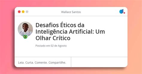 Desafios Para O Uso Crítico Da Inteligência Artificial Na Educação