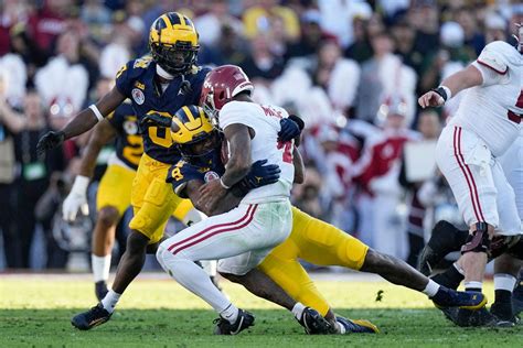 Michigan S Defense Ready For CFP Title Game After Rising Up With Rose