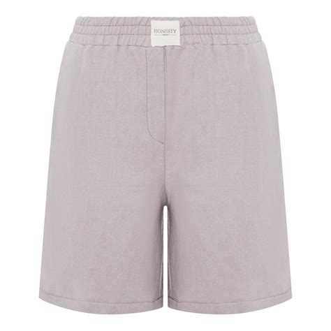 Бежевые шорты из премиальной льняной ткани HONESTY WEAR — купить в ...