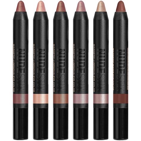 Nudestix Nude Beach Pc Eye Pencil Palette Vegan Cruelty Free Limited Edition Rose Gold Tin