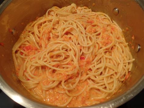 Spaghetti Mit Paprikasauce Rezept Mit Bild Kochbar De