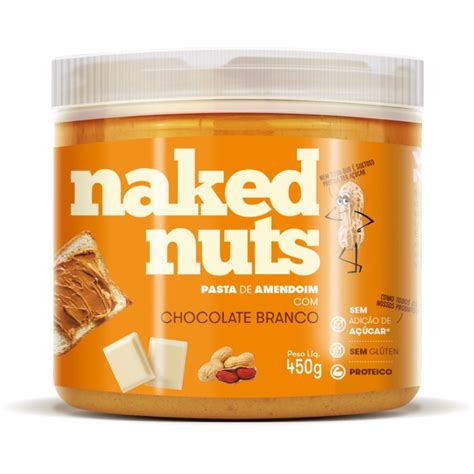 Pasta De Amendoim Chocolate Branco Naked Nuts G Shopee Brasil