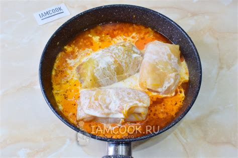 Замороженные голубцы на сковороде (готовые) — рецепт с фото пошагово