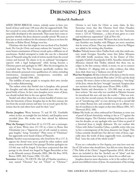 Debunking Jesus (Michael Paulkovich)