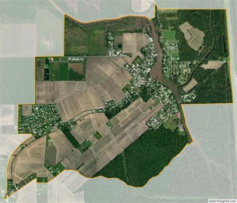 map  catahoula cdp thong thai real