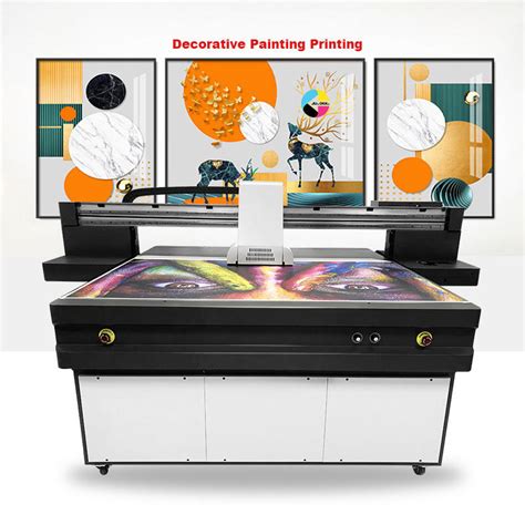 Jucolor Size High Resolution Uv Flatbed Printer For Canvas