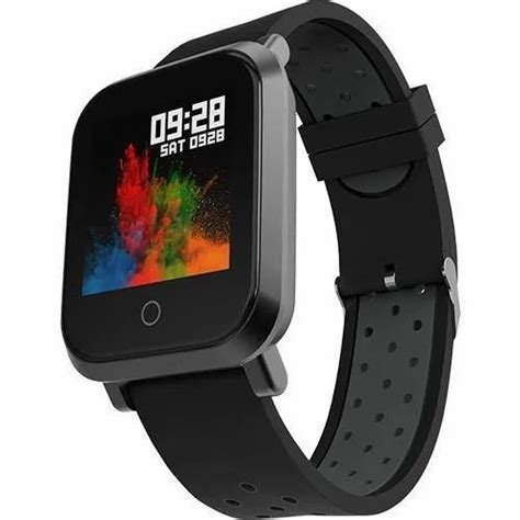 Rectangular Digital Noise Colorfit Pro Smart Watch Black Id