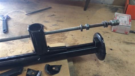 Простой и удобный домкрат для мотоблока - YouTube