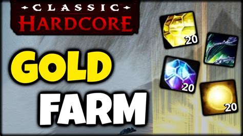 High Level Gold Farming In Hardcore Classic Wow Youtube