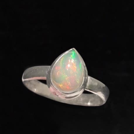 Кольцо натуральный опал серебро | купить, цена, отзывы