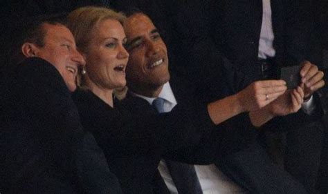 David Cameron And Barack Obama Take Selfie With Danish Pm At Nelson