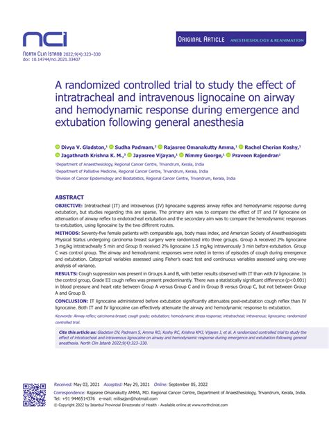 PDF A Randomized Controlled Trial To Study The Effect Of