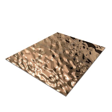 Stainless Steel Small Wave Rose Gold Water Ripple Sheet Manufacturer