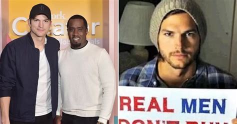 Ashton Kutcher Set Up Anti Sex Trafficking Organization Same Year He Partied With P Diddy The