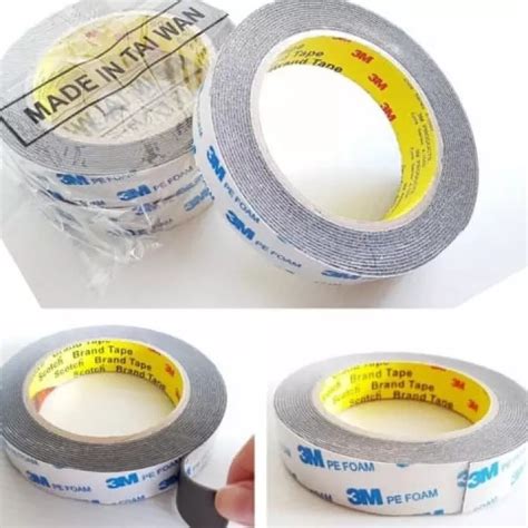 Jual Double Tape 3M Pe Foam Solasi Busa 20mm X 4 5M ISOLASI BOLAK