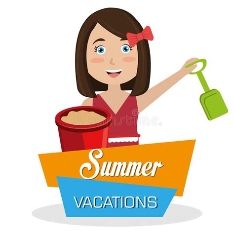 Summer Vacations Stock Vector Illustration Of Symbol 60270061